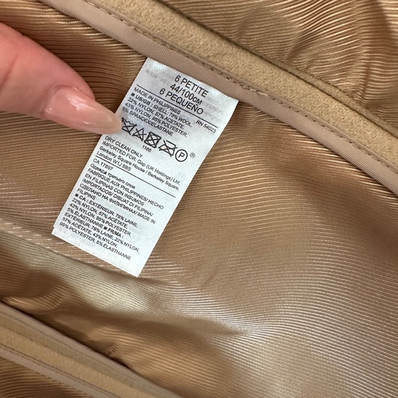 Banana Republic Wool Blend Single Breasted Topcoat - Picture 2 of 3